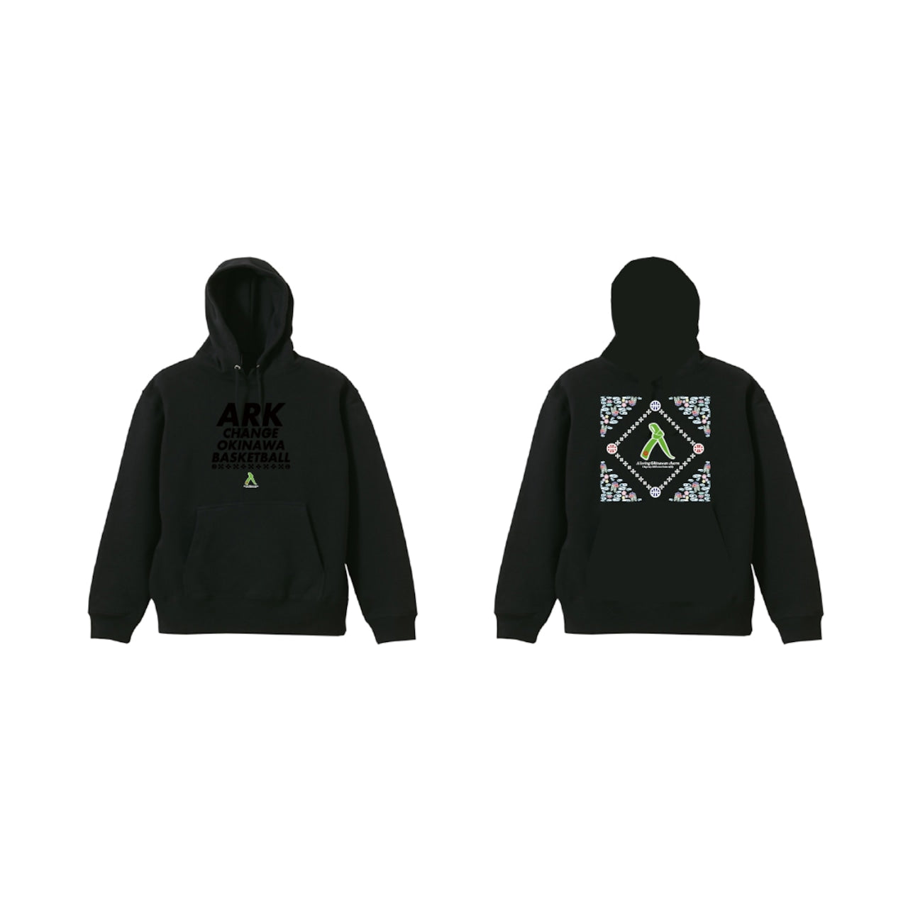【No2】ARK ORIGINAL 紅型 HOODIE