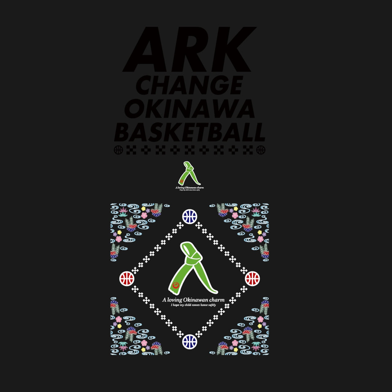 【No2】ARK ORIGINAL 紅型 HOODIE