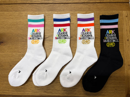 【No17】ARK ORIGINAL COLOR SOX(Light Blue x Light Pink)