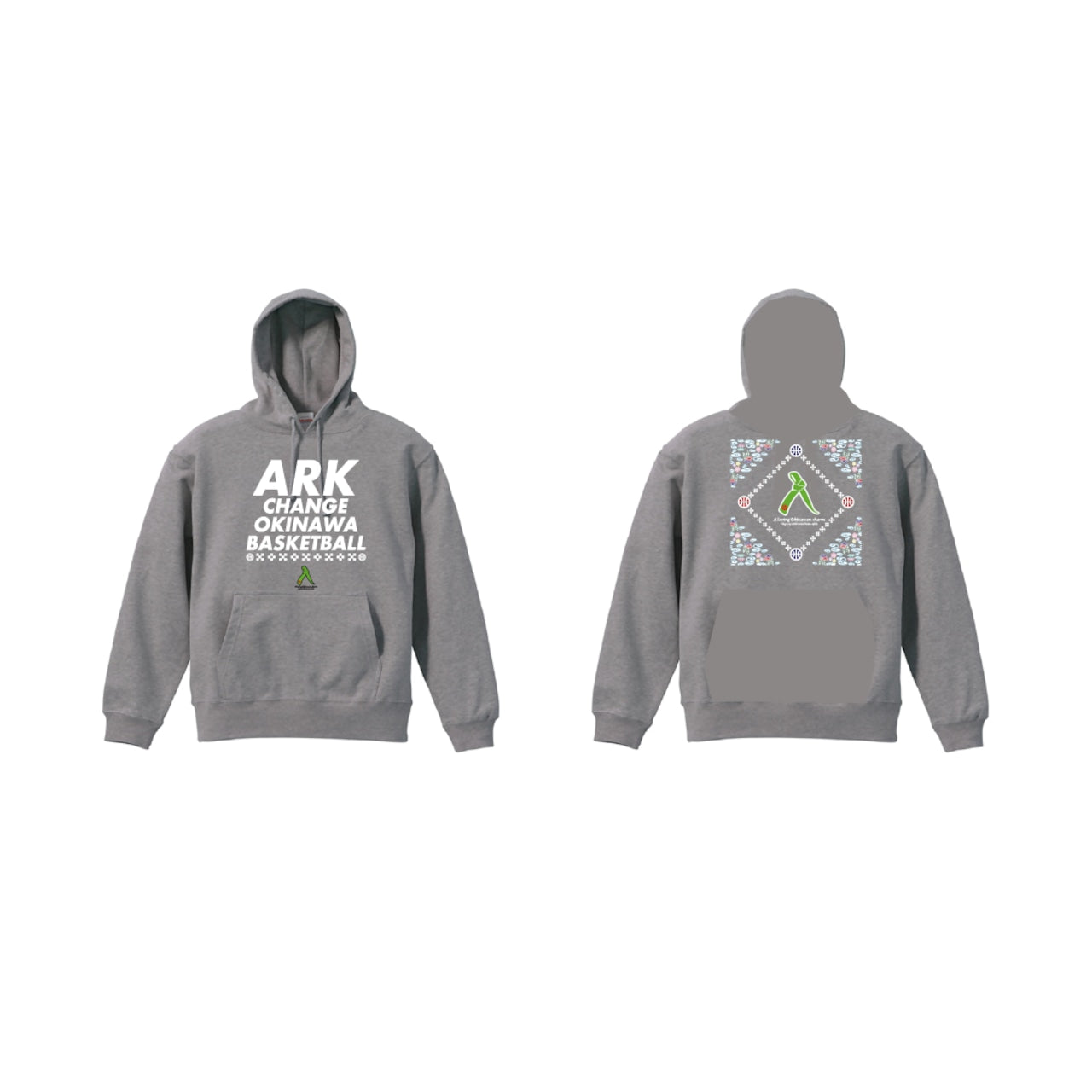 【No2】ARK ORIGINAL 紅型 HOODIE