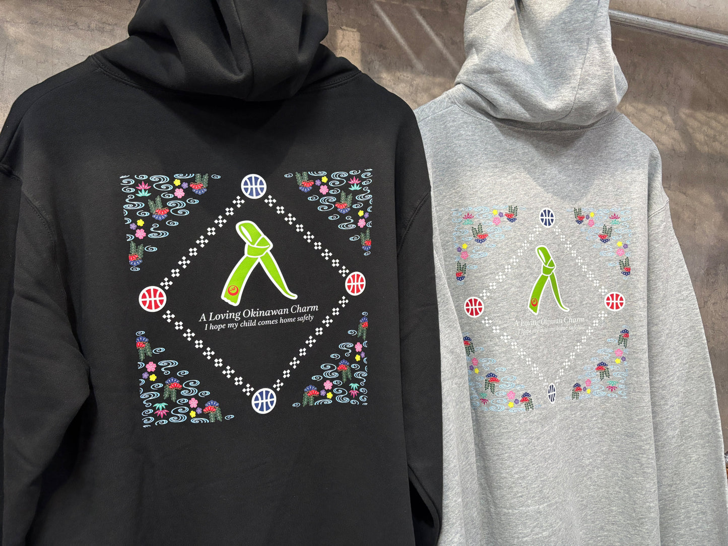 【No2】ARK ORIGINAL 紅型 HOODIE