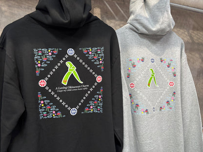 【No2】ARK ORIGINAL 紅型 HOODIE