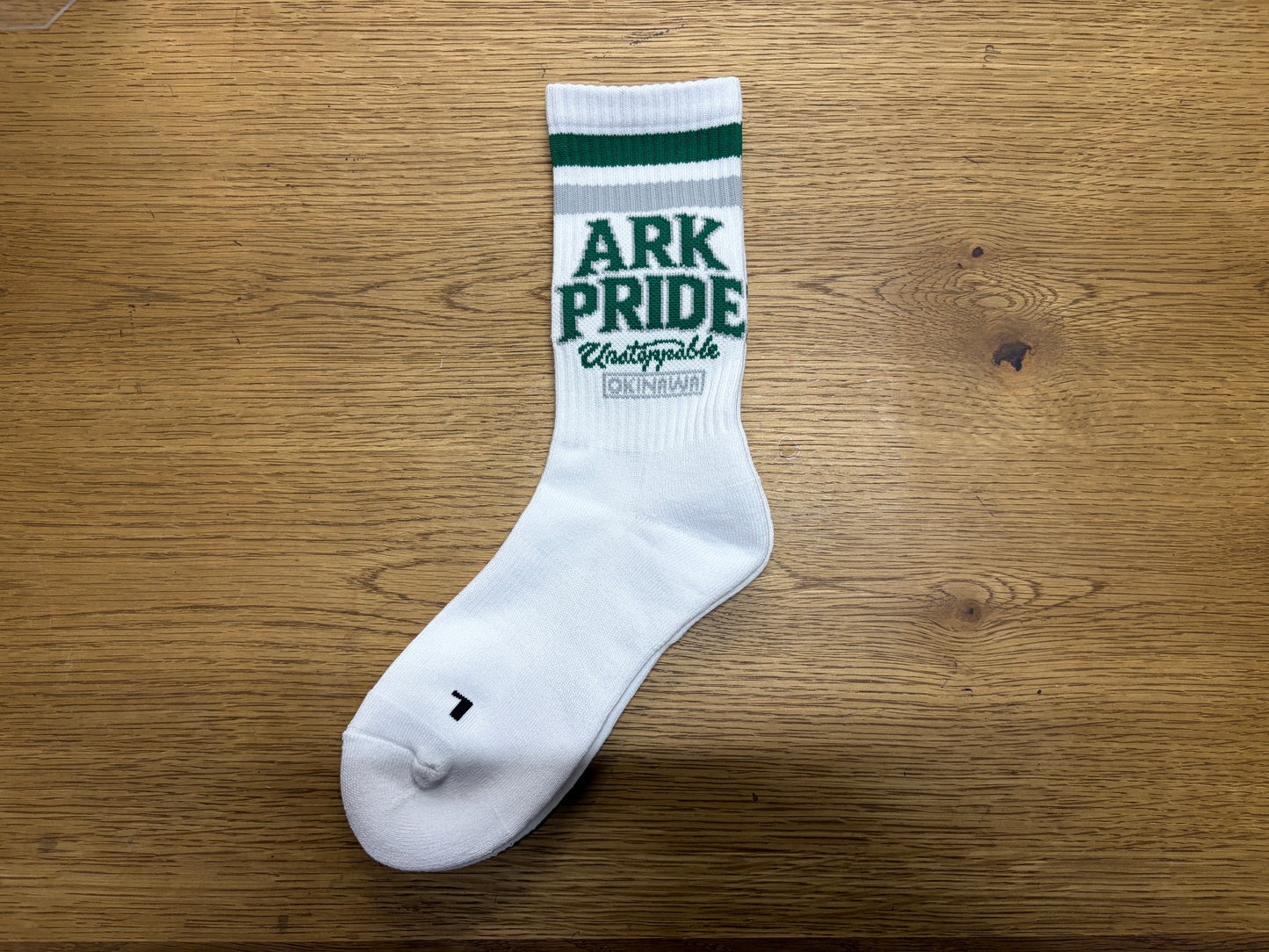 【No21】ARK ORIGINAL COLOR SOX(Green x Gray)
