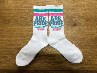 【No20】ARK ORIGINAL COLOR SOX(Turquoise x Pink)