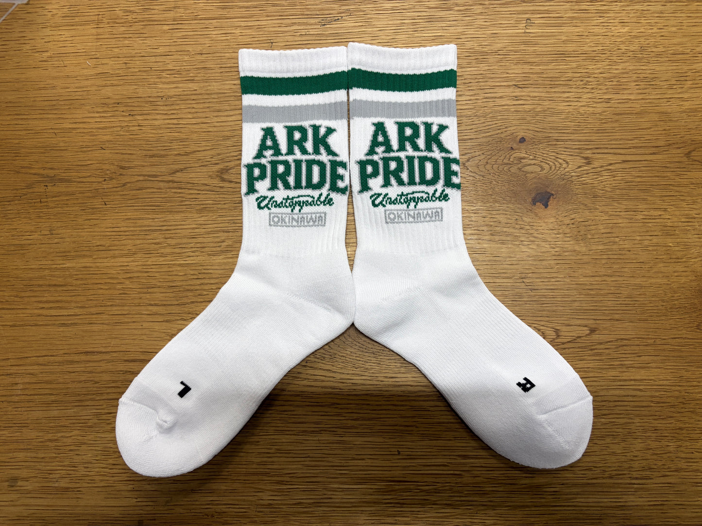 【No21】ARK ORIGINAL COLOR SOX(Green x Gray)