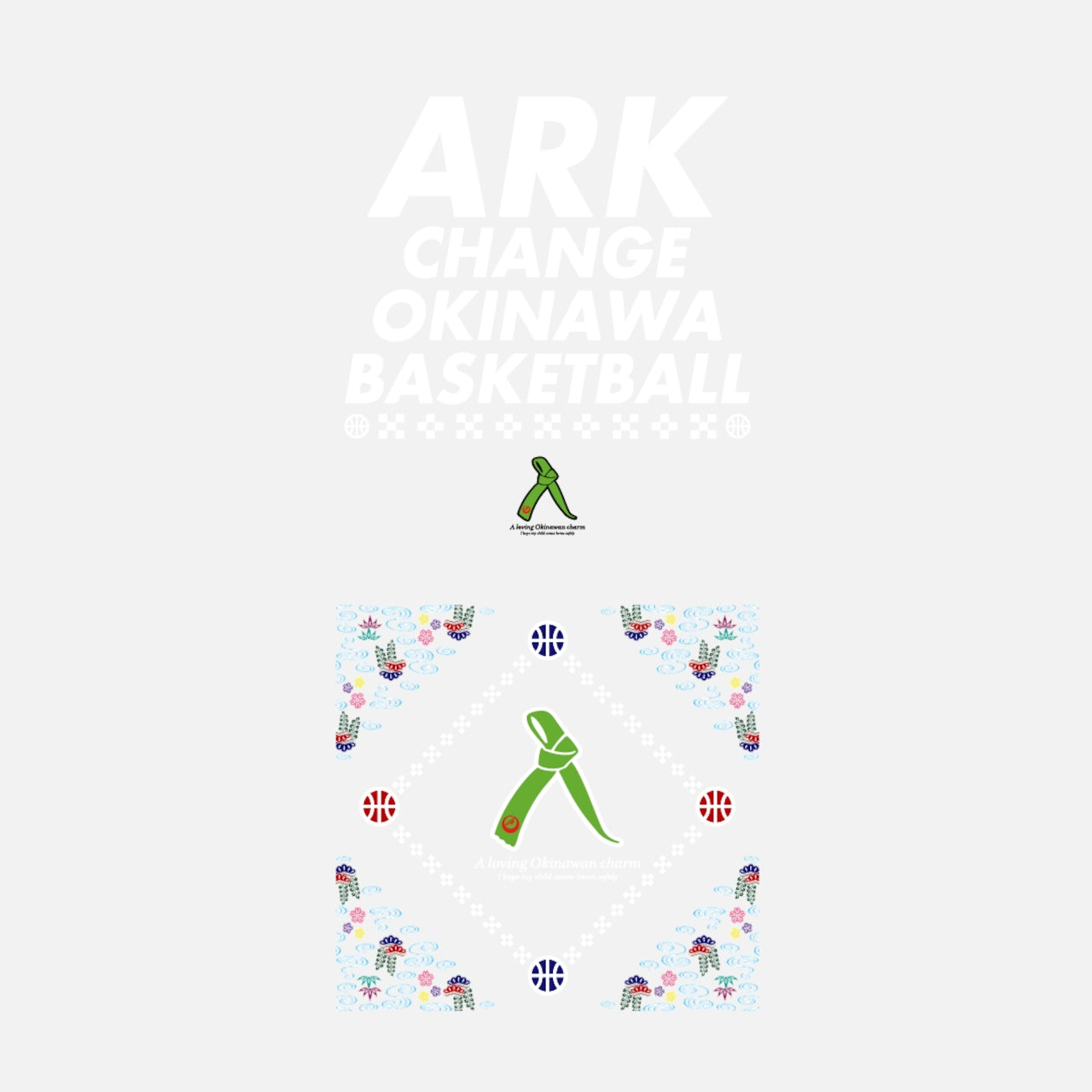 【No2】ARK ORIGINAL 紅型 HOODIE