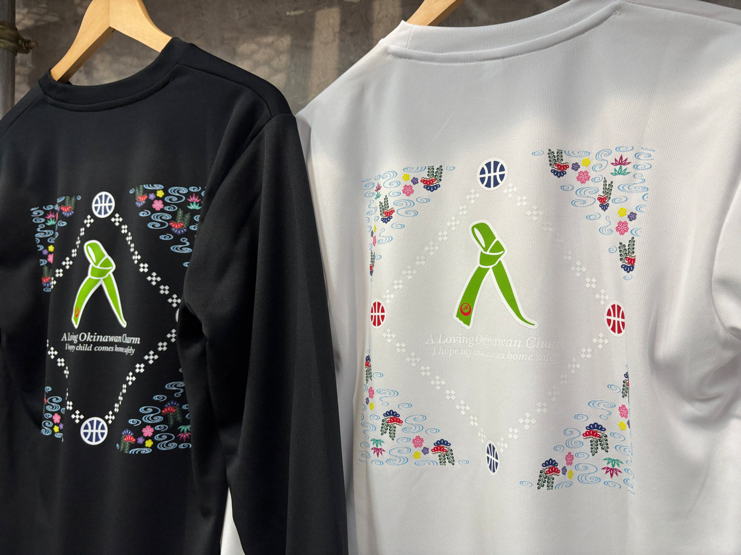 【No3】ARK ORIGINAL 紅型 L/S TEE
