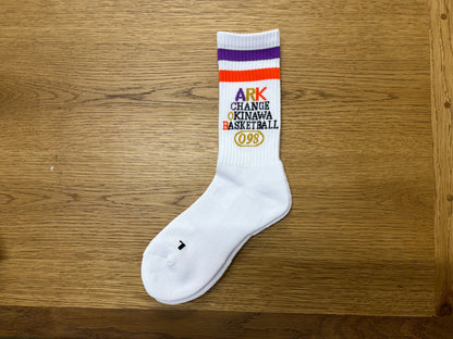 【No16】ARK ORIGINAL COLOR SOX(Purple x Orange)