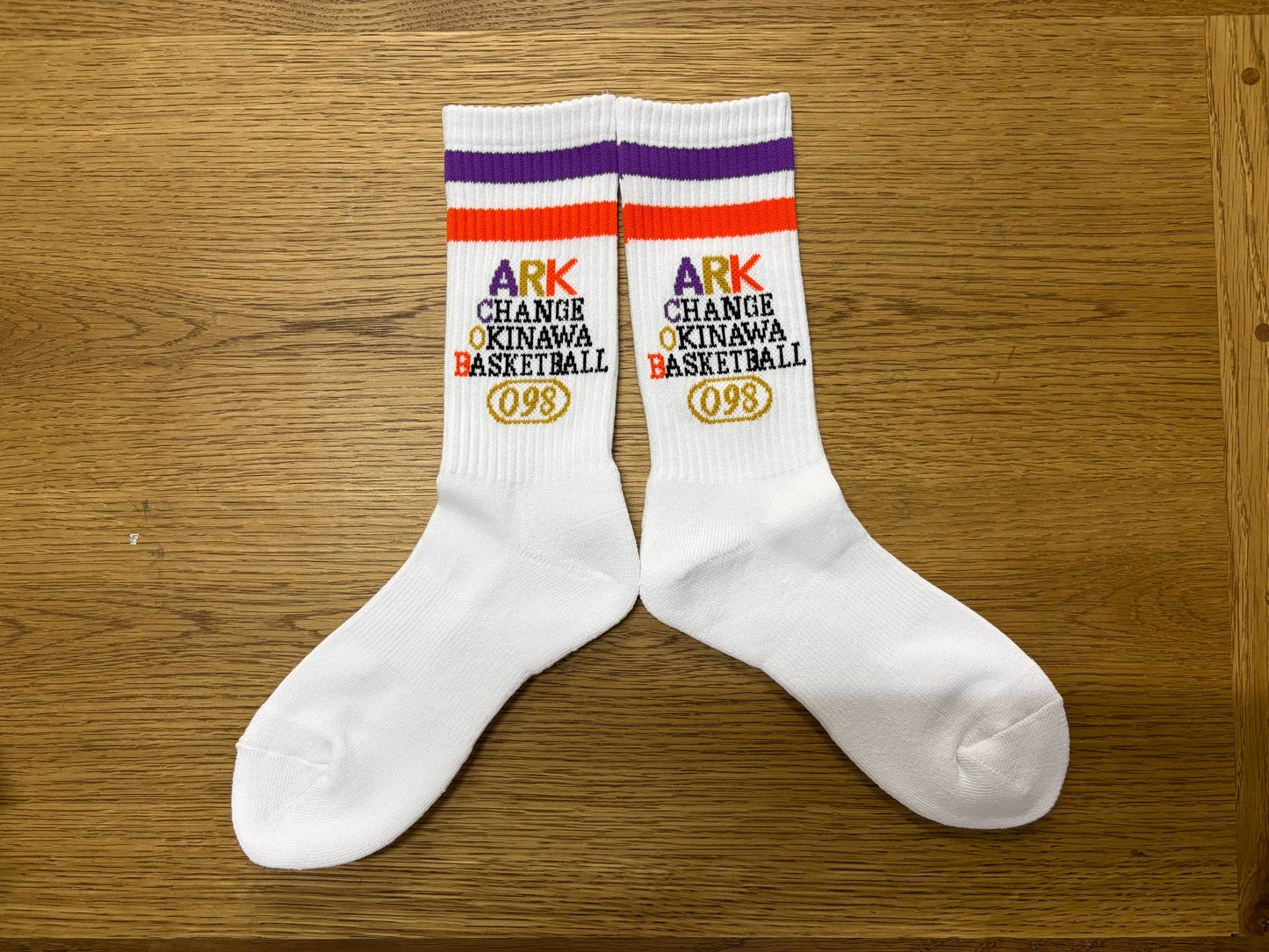 【No16】ARK ORIGINAL COLOR SOX(Purple x Orange)