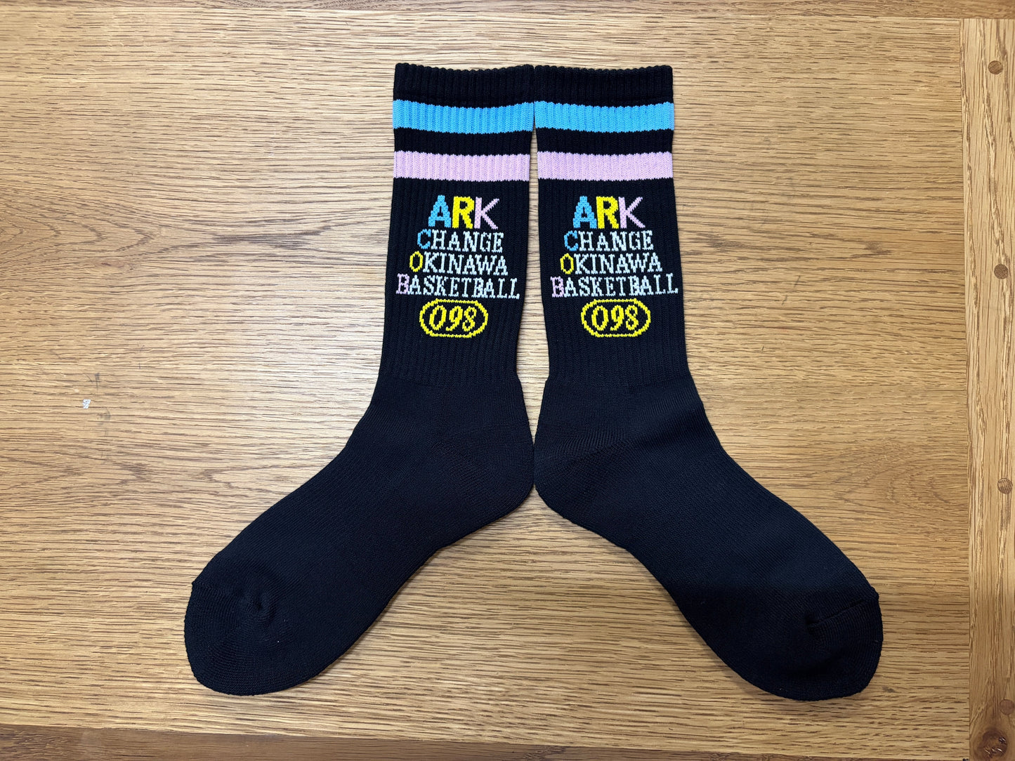 【No17】ARK ORIGINAL COLOR SOX(Light Blue x Light Pink)