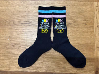 【No17】ARK ORIGINAL COLOR SOX(Light Blue x Light Pink)