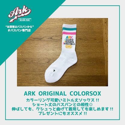 【No14】ARK ORIGINAL COLOR SOX(Turquoise x Pink)
